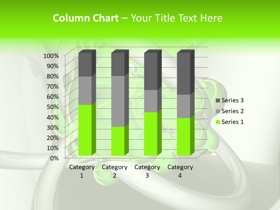 Rendering Green Idea PowerPoint Template