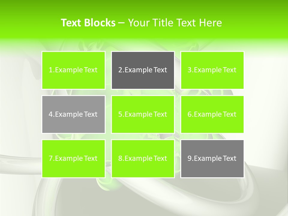 Rendering Green Idea PowerPoint Template