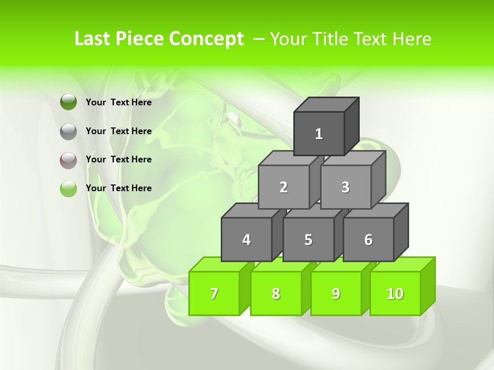 Rendering Green Idea PowerPoint Template