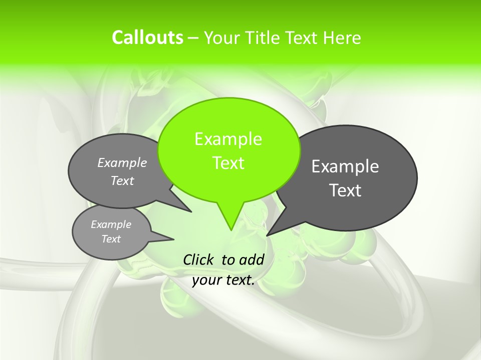 Rendering Green Idea PowerPoint Template