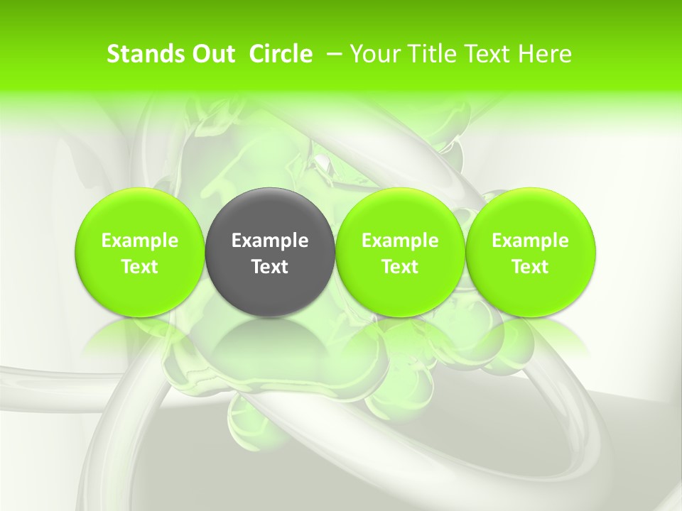 Rendering Green Idea PowerPoint Template