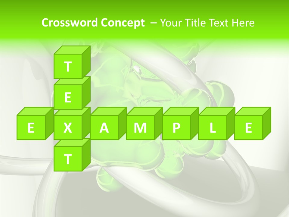 Rendering Green Idea PowerPoint Template