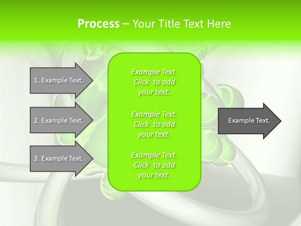 Rendering Green Idea PowerPoint Template
