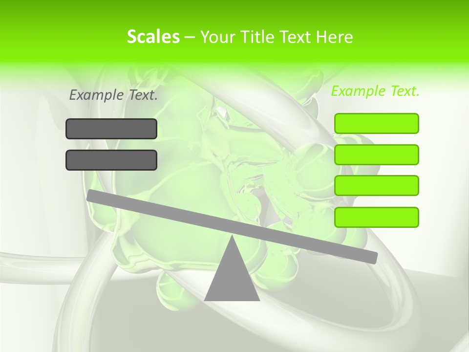 Rendering Green Idea PowerPoint Template