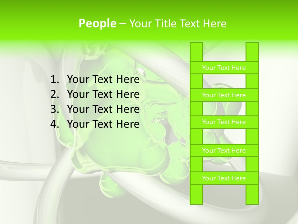 Rendering Green Idea PowerPoint Template