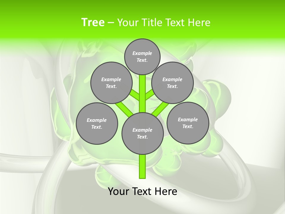 Rendering Green Idea PowerPoint Template