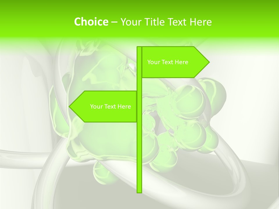 Rendering Green Idea PowerPoint Template