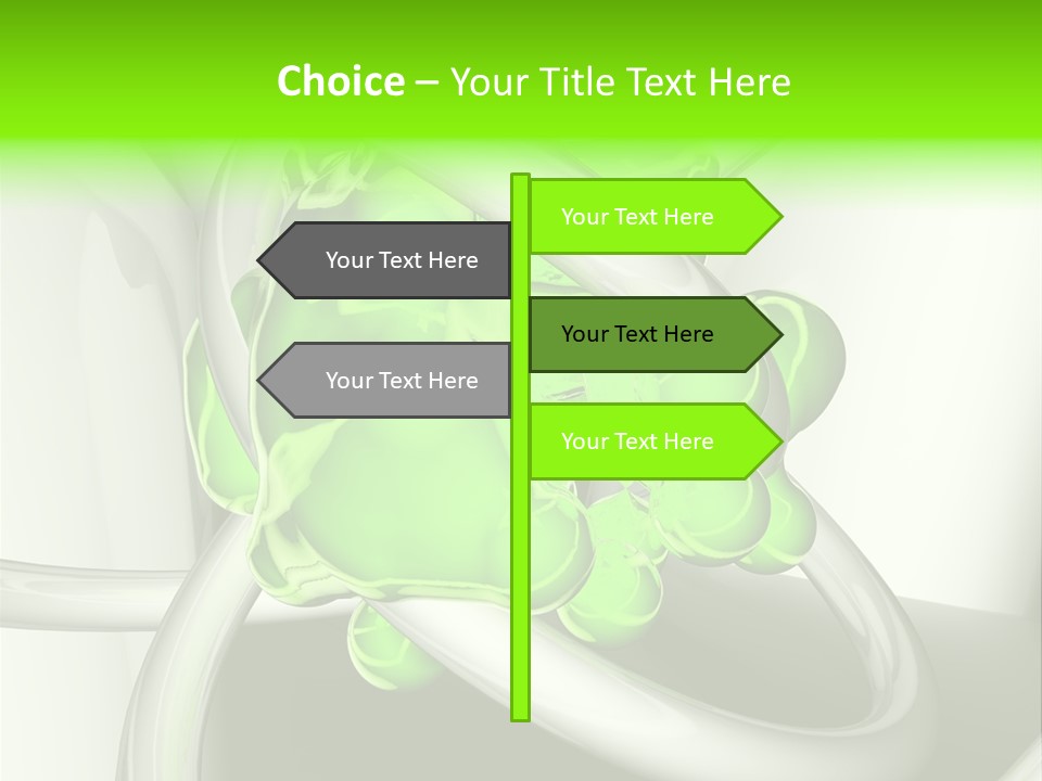 Rendering Green Idea PowerPoint Template