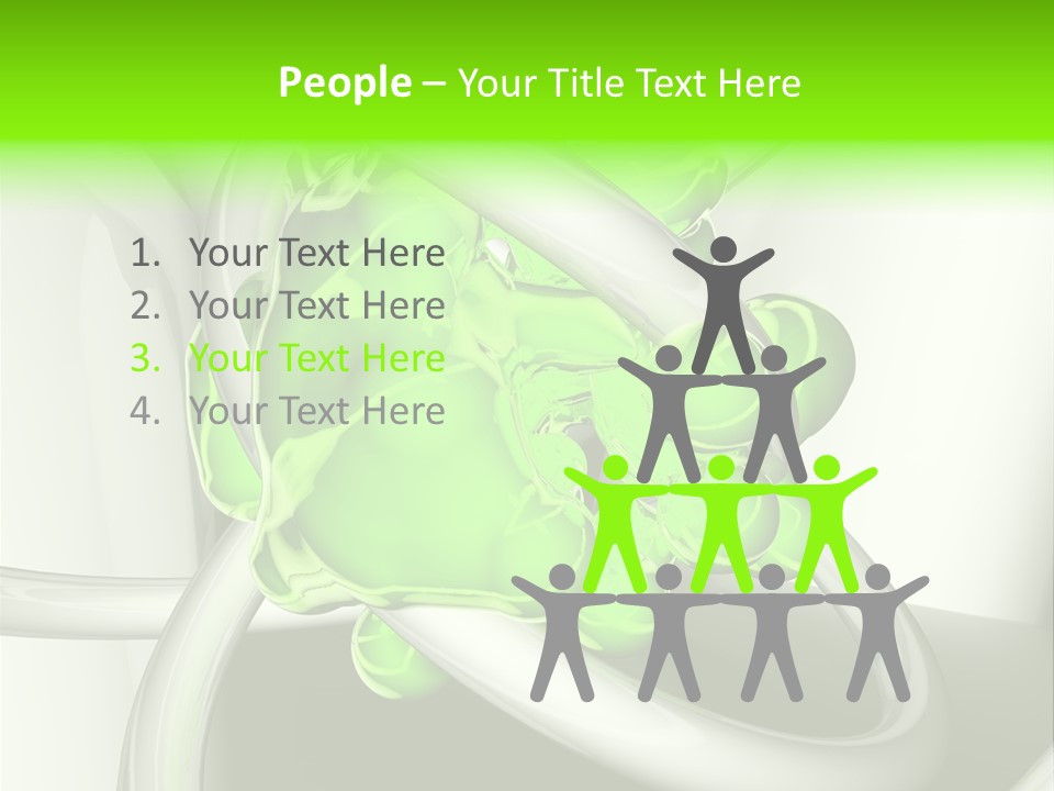 Rendering Green Idea PowerPoint Template