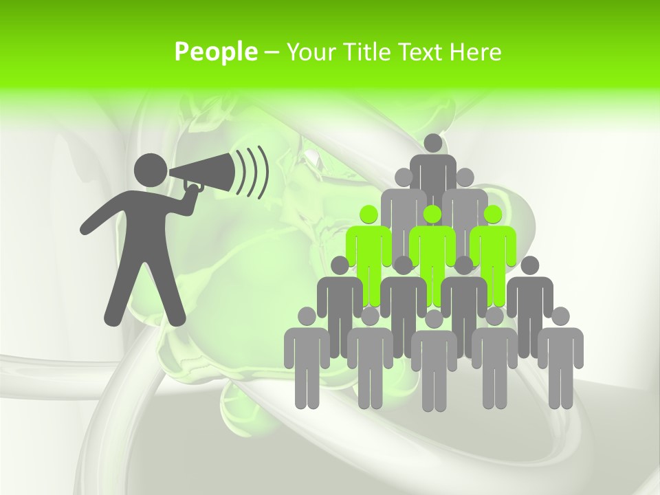 Rendering Green Idea PowerPoint Template