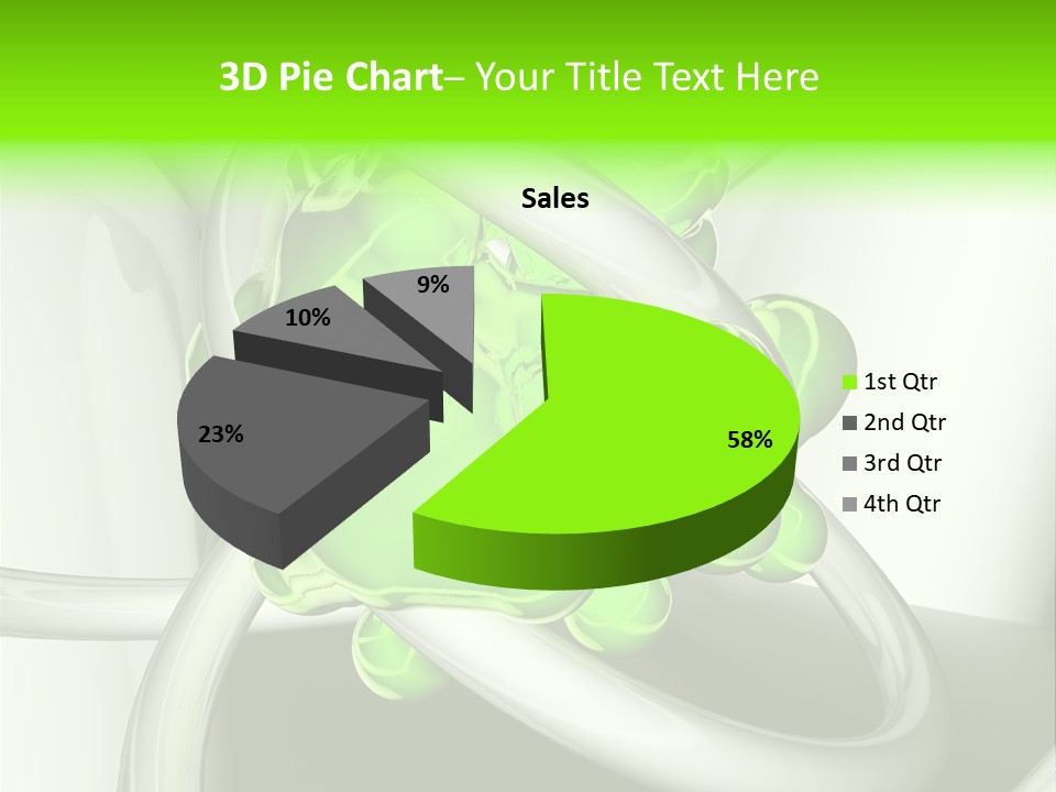 Rendering Green Idea PowerPoint Template