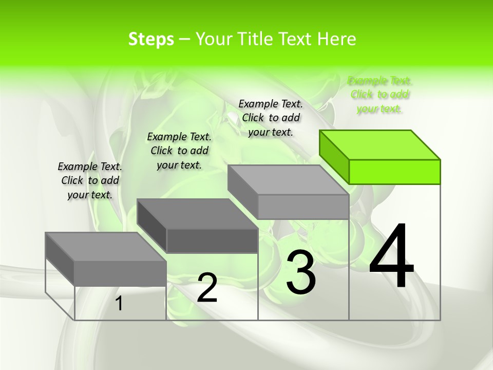Rendering Green Idea PowerPoint Template