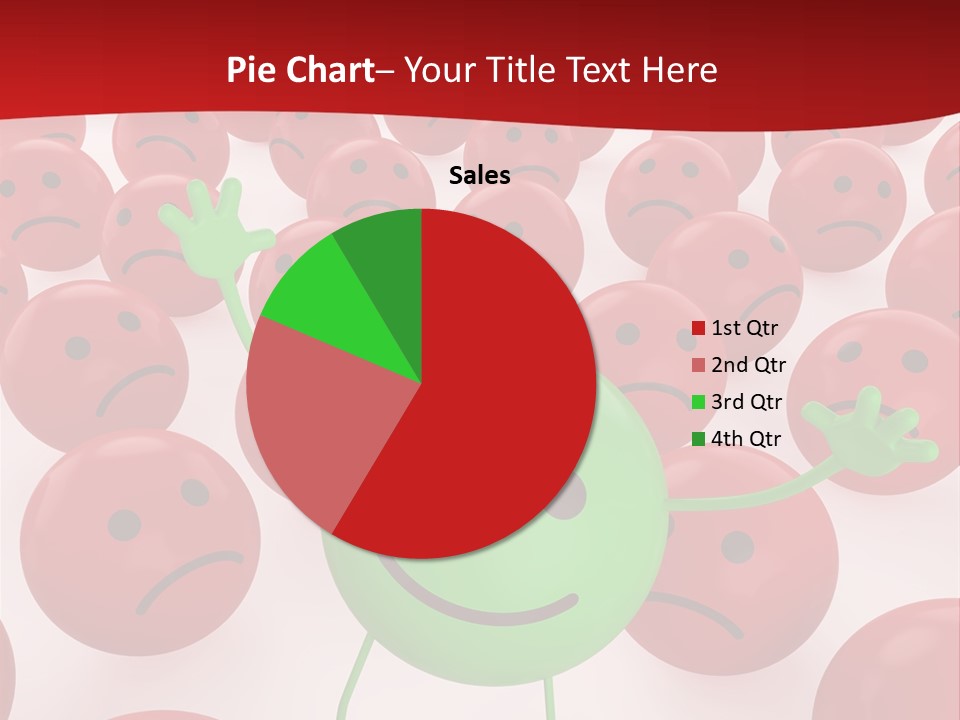 Emoticon Red Sad PowerPoint Template