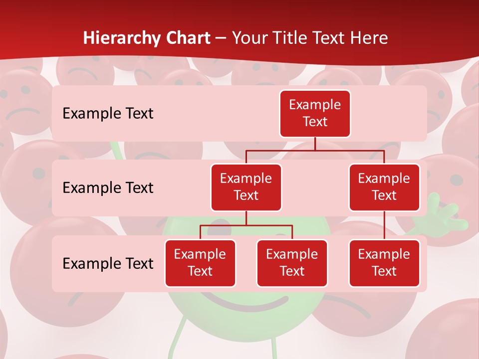 Emoticon Red Sad PowerPoint Template