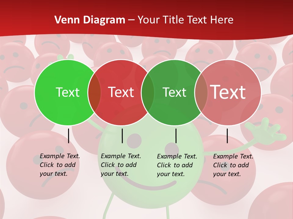 Emoticon Red Sad PowerPoint Template