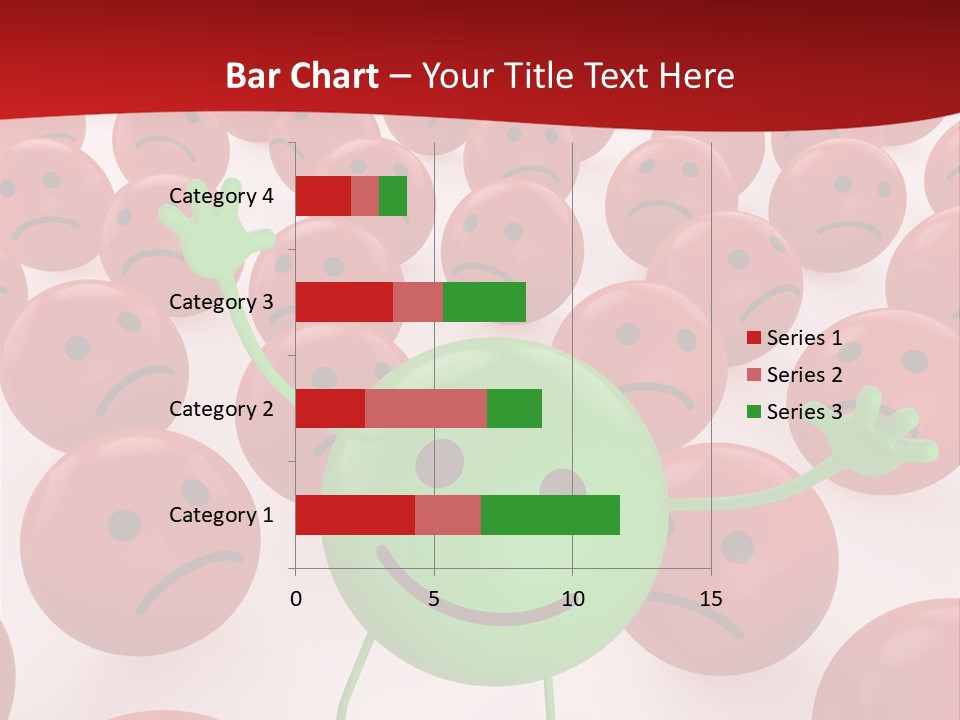 Emoticon Red Sad PowerPoint Template