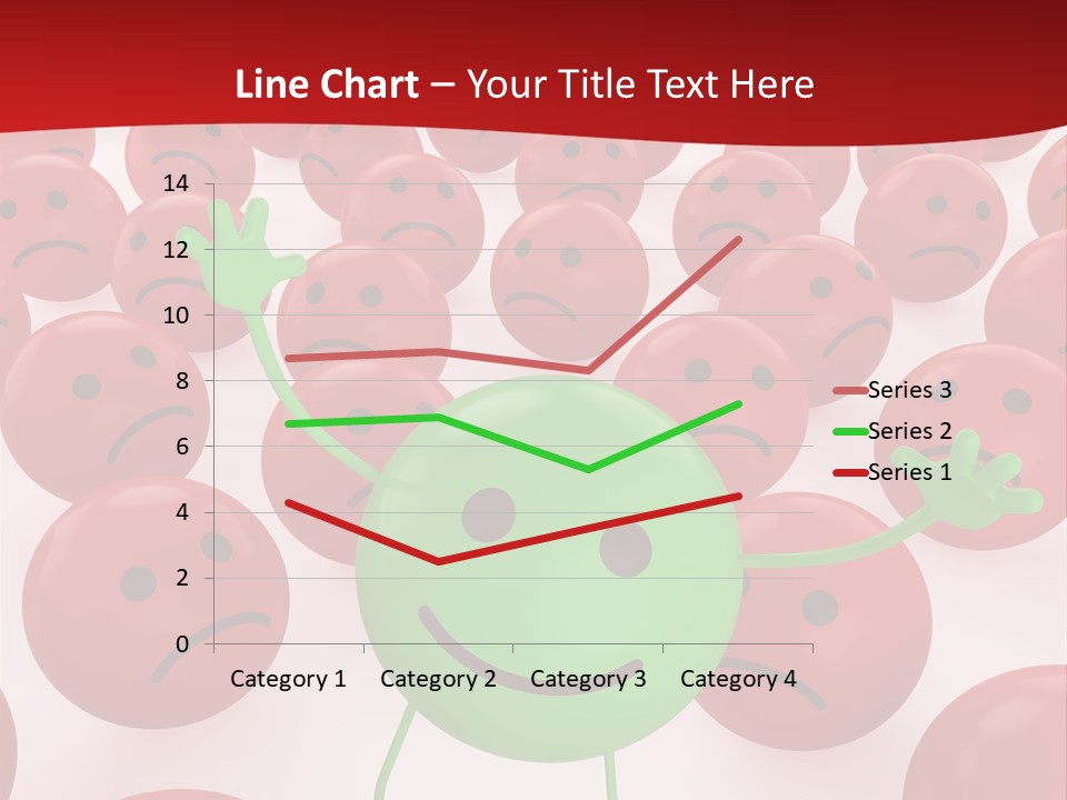 Emoticon Red Sad PowerPoint Template