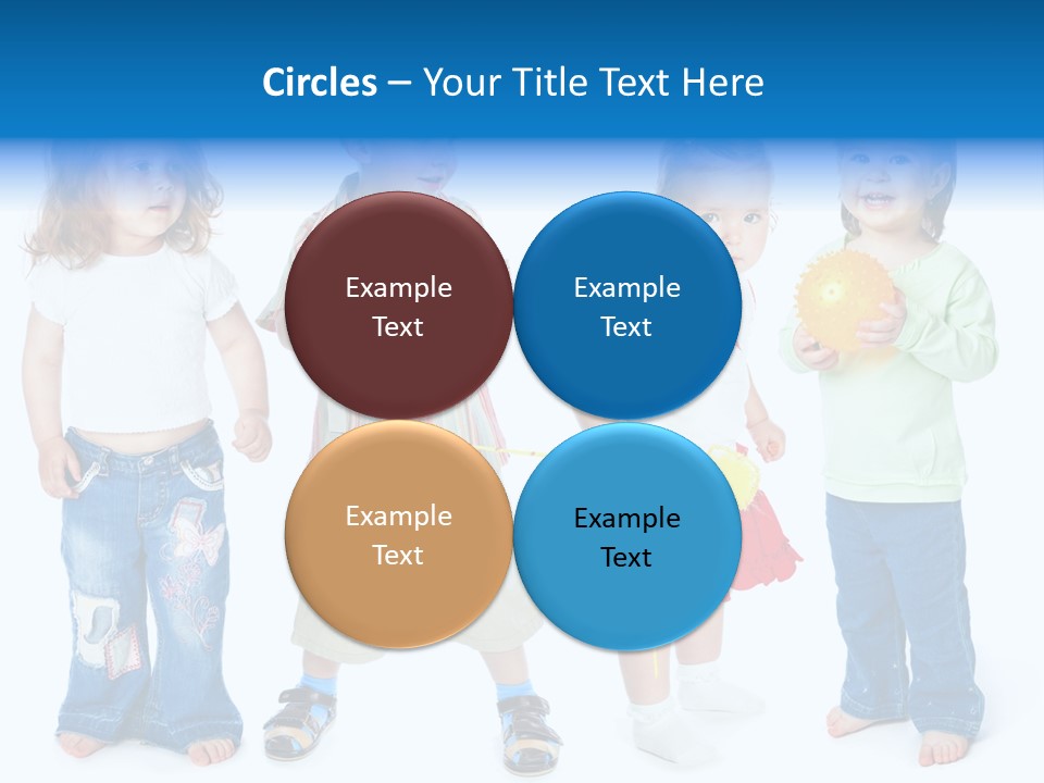 Innocence White Background PowerPoint Template