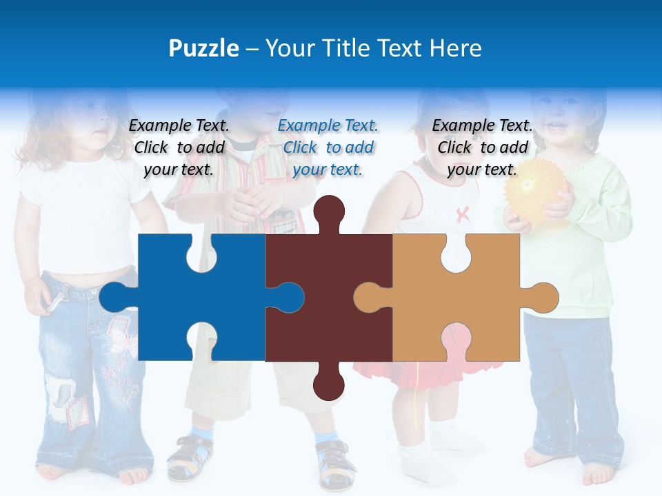 Innocence White Background PowerPoint Template