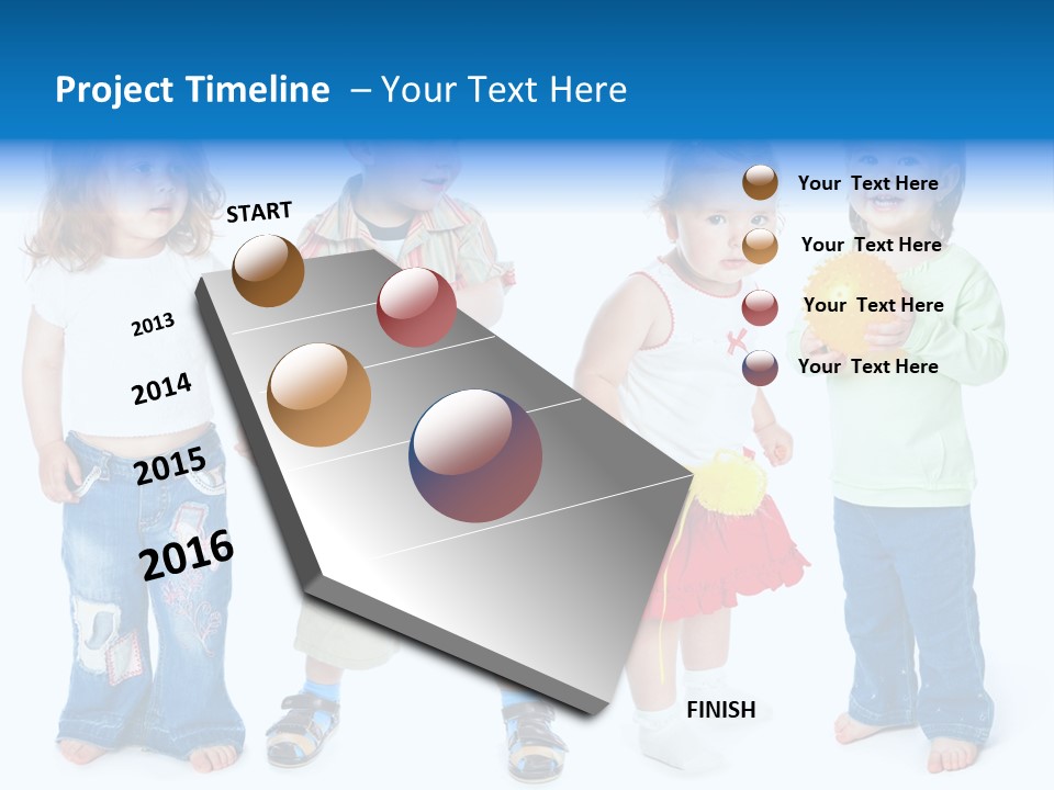 Innocence White Background PowerPoint Template