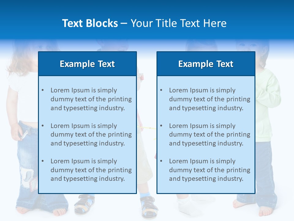 Innocence White Background PowerPoint Template