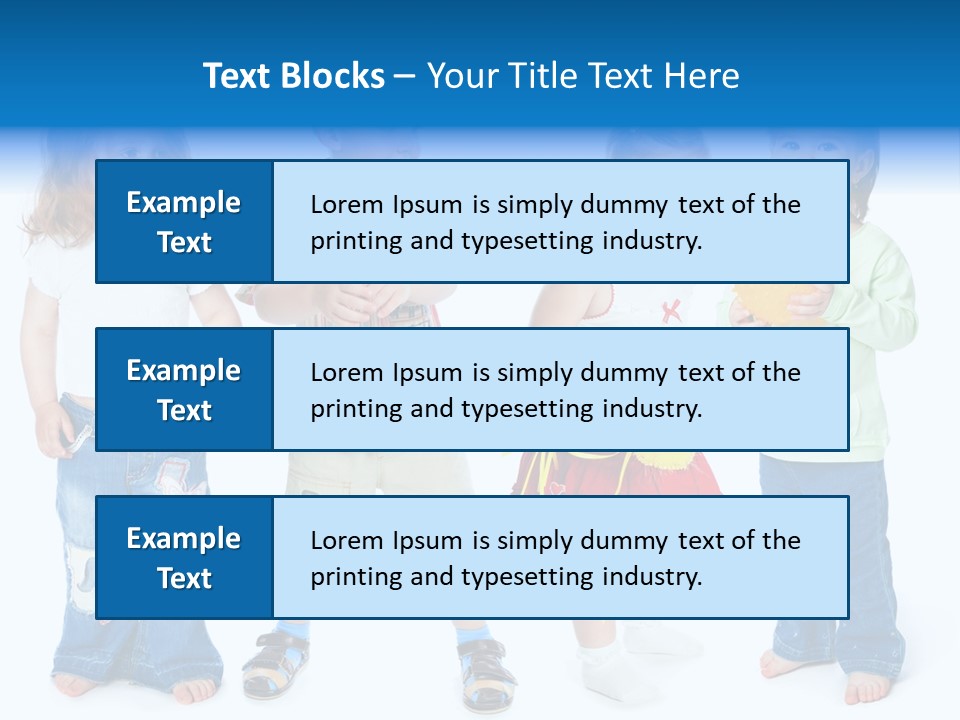 Innocence White Background PowerPoint Template