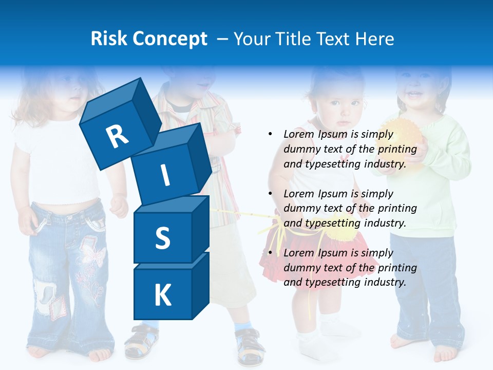 Innocence White Background PowerPoint Template