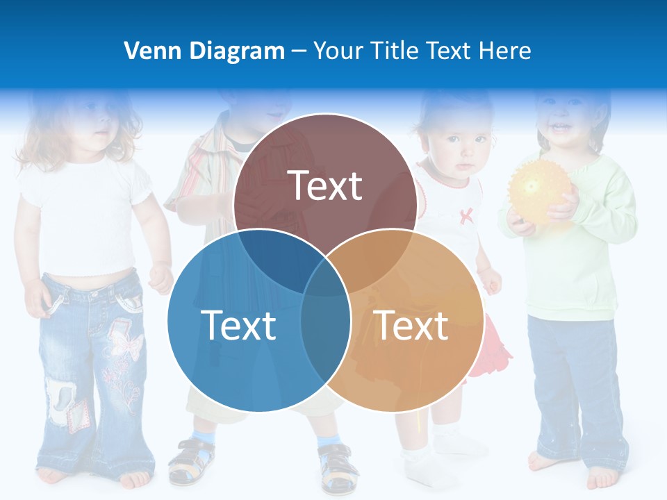 Innocence White Background PowerPoint Template