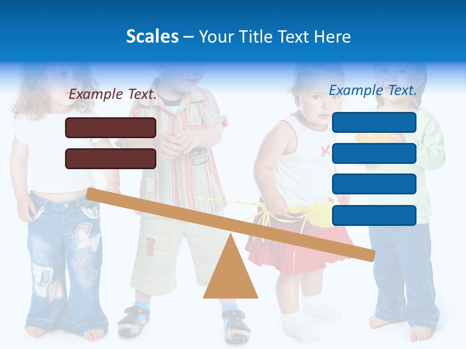 Innocence White Background PowerPoint Template