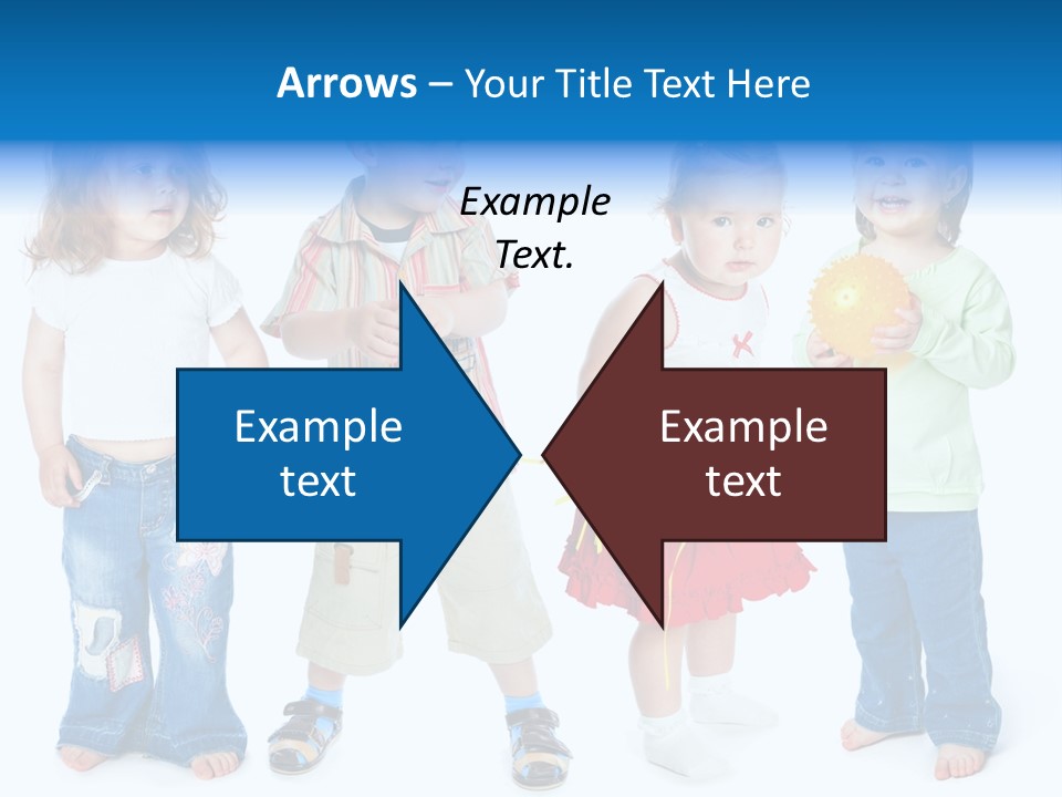 Innocence White Background PowerPoint Template