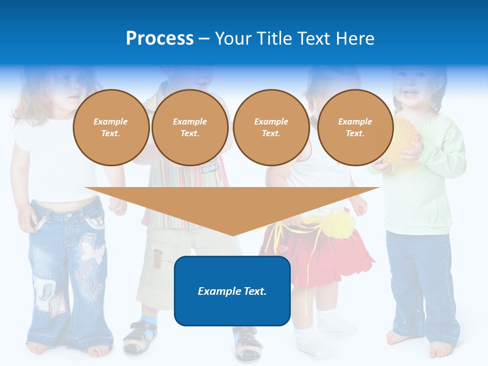 Innocence White Background PowerPoint Template