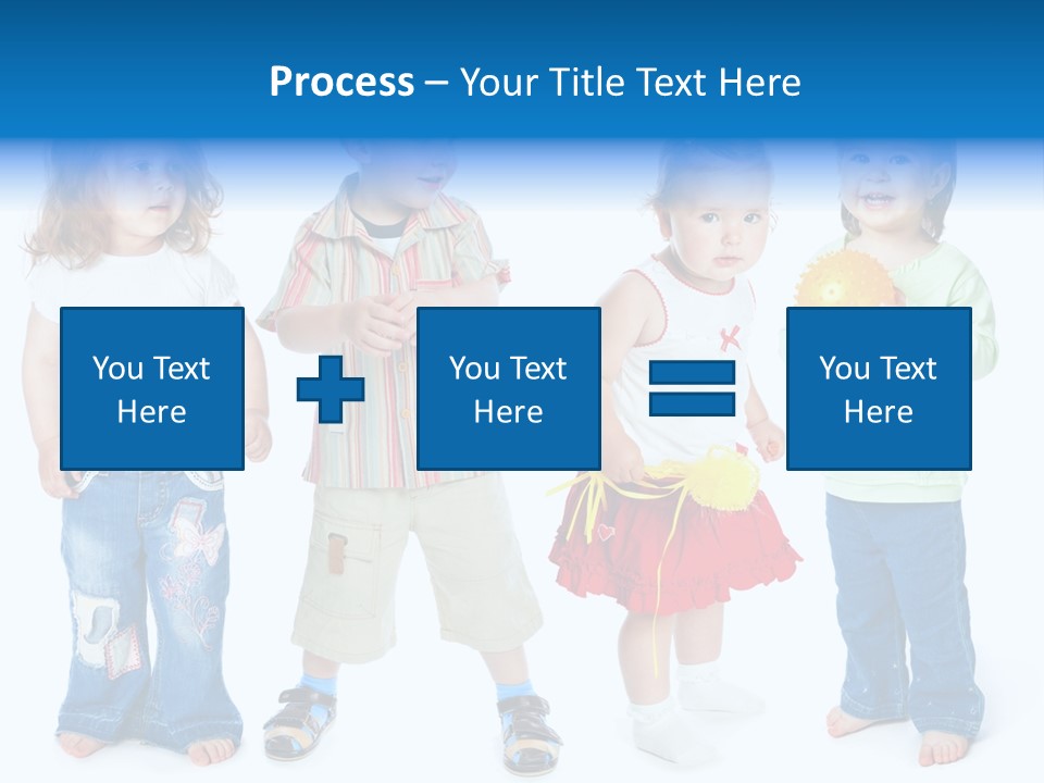 Innocence White Background PowerPoint Template