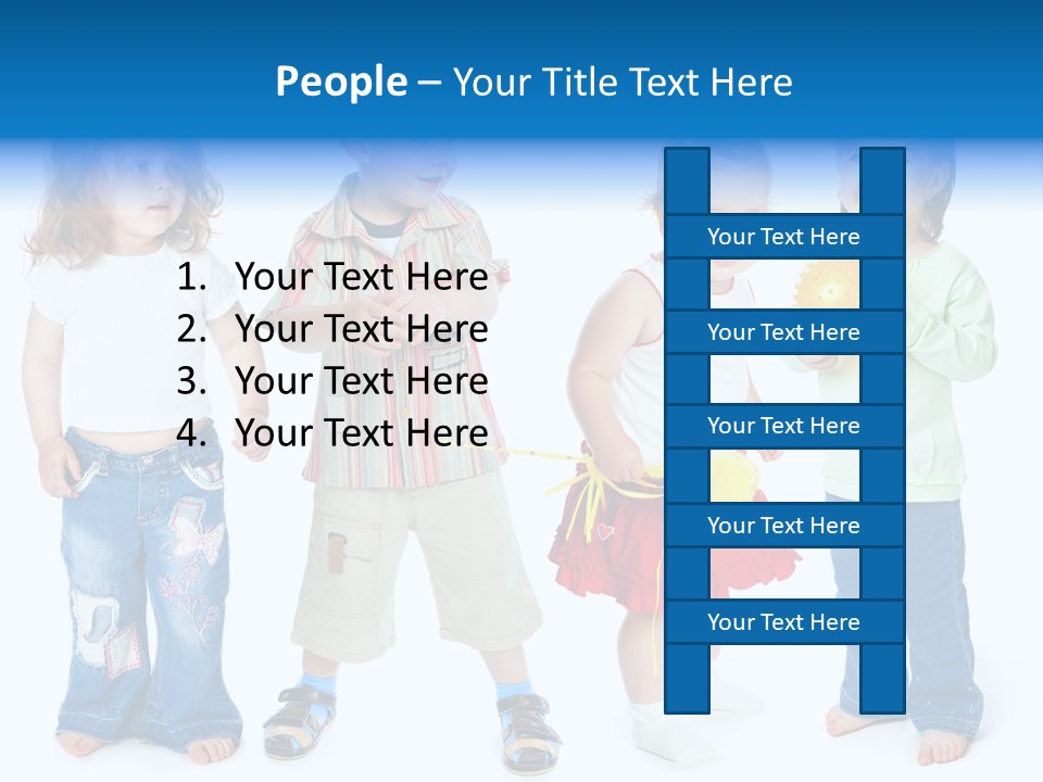 Innocence White Background PowerPoint Template