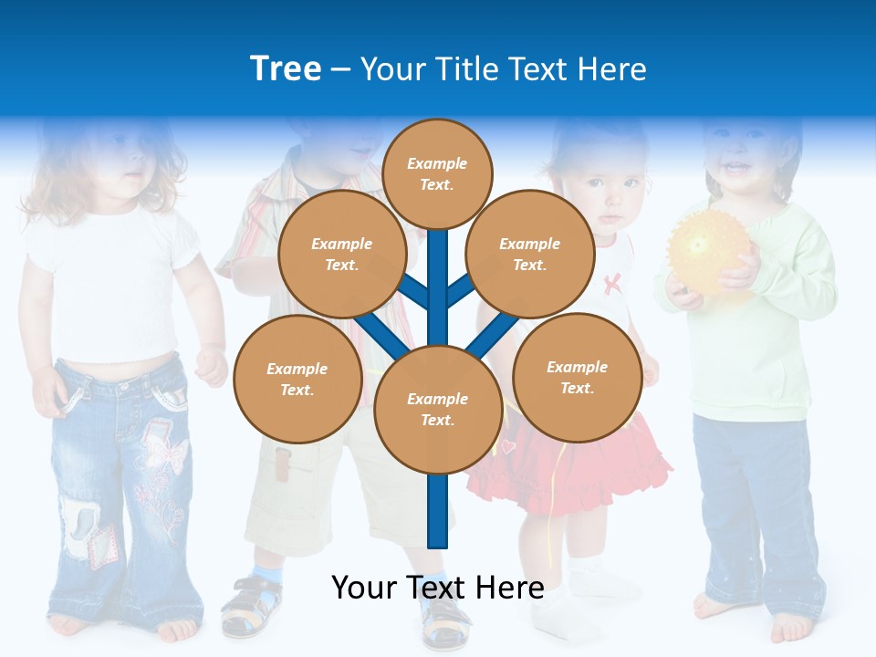 Innocence White Background PowerPoint Template