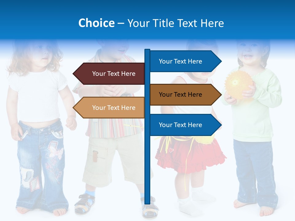 Innocence White Background PowerPoint Template