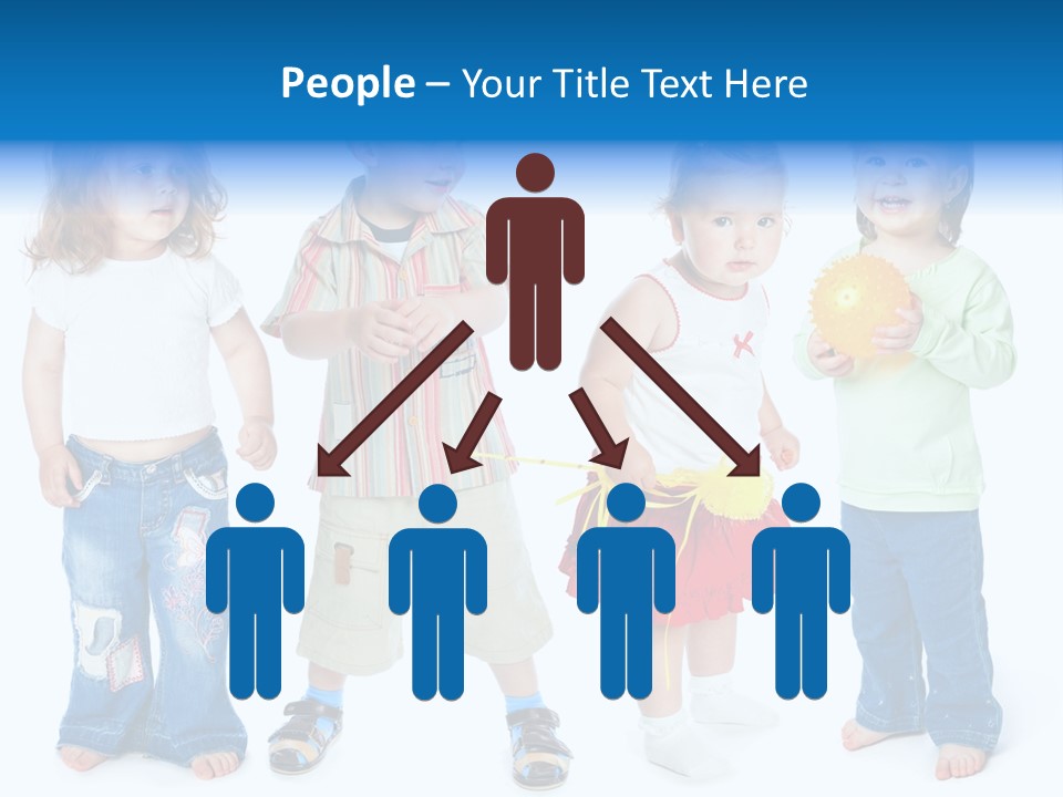 Innocence White Background PowerPoint Template