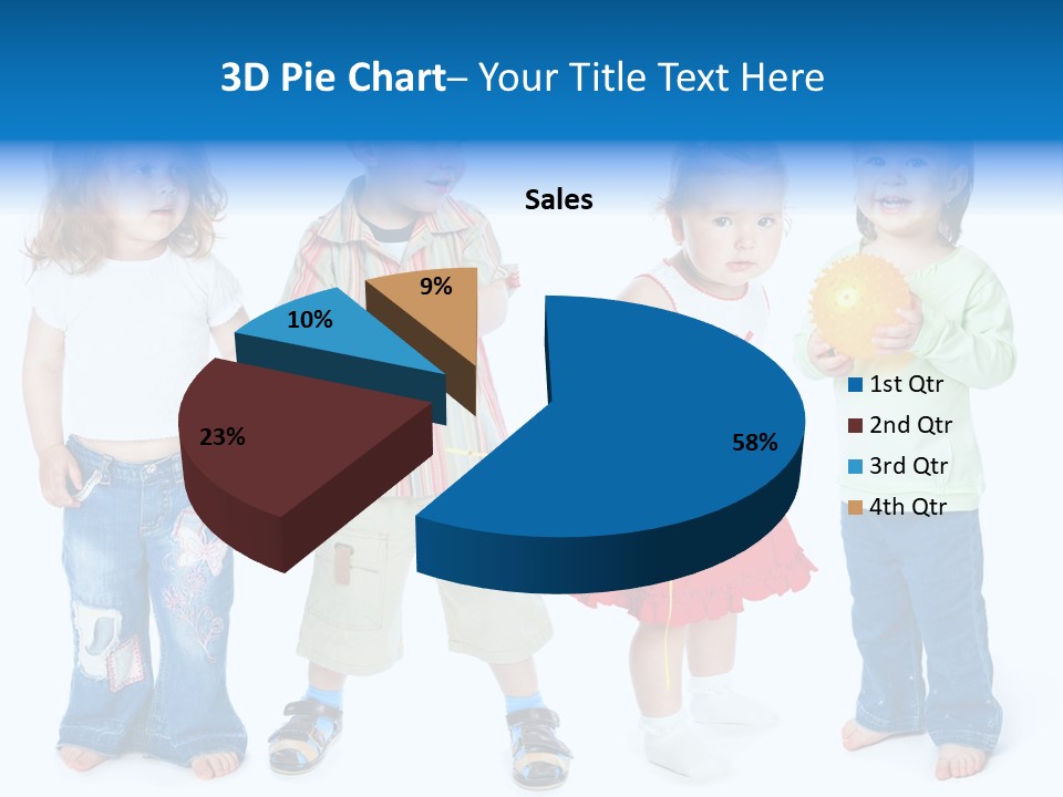Innocence White Background PowerPoint Template