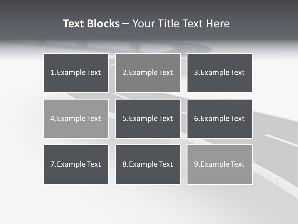 Street Isolated Road PowerPoint Template
