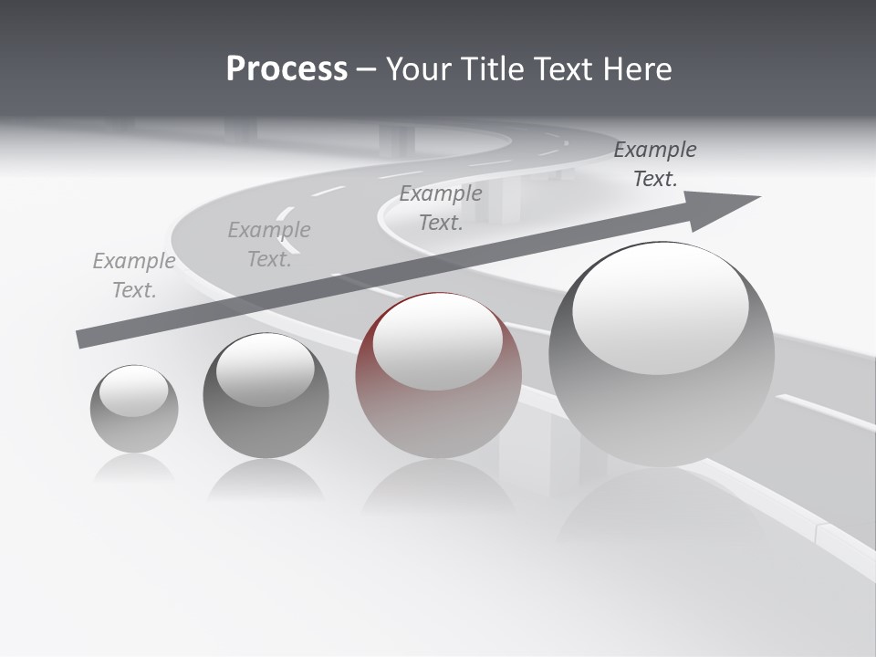 Street Isolated Road PowerPoint Template