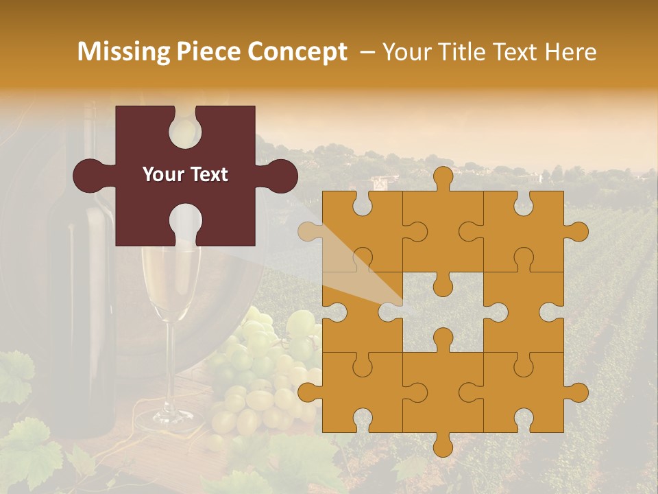 Leaves Evening Composition PowerPoint Template