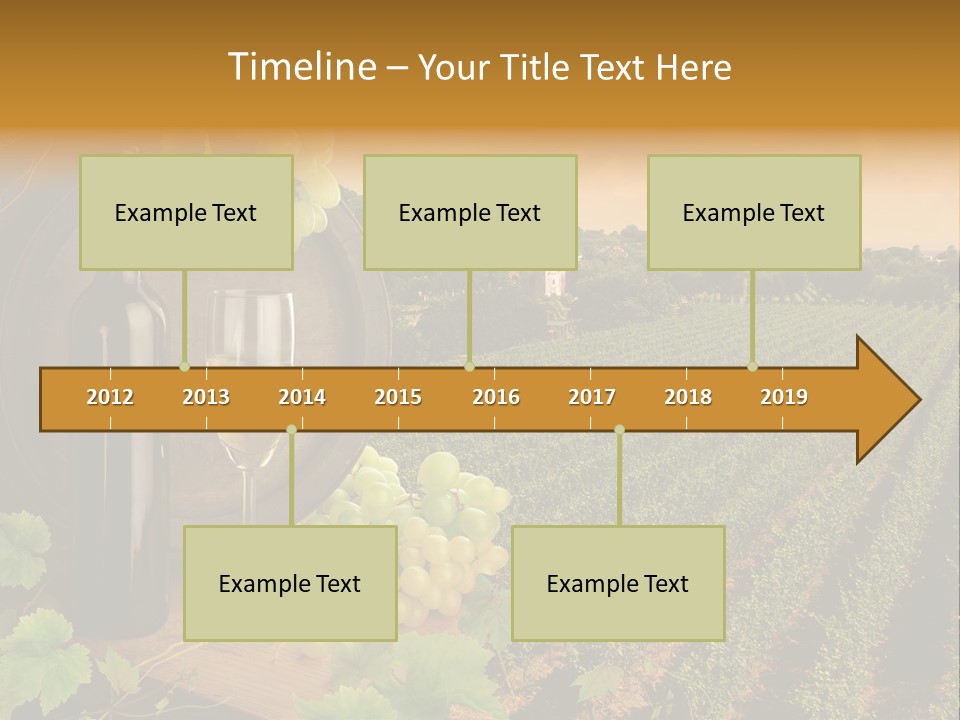 Leaves Evening Composition PowerPoint Template