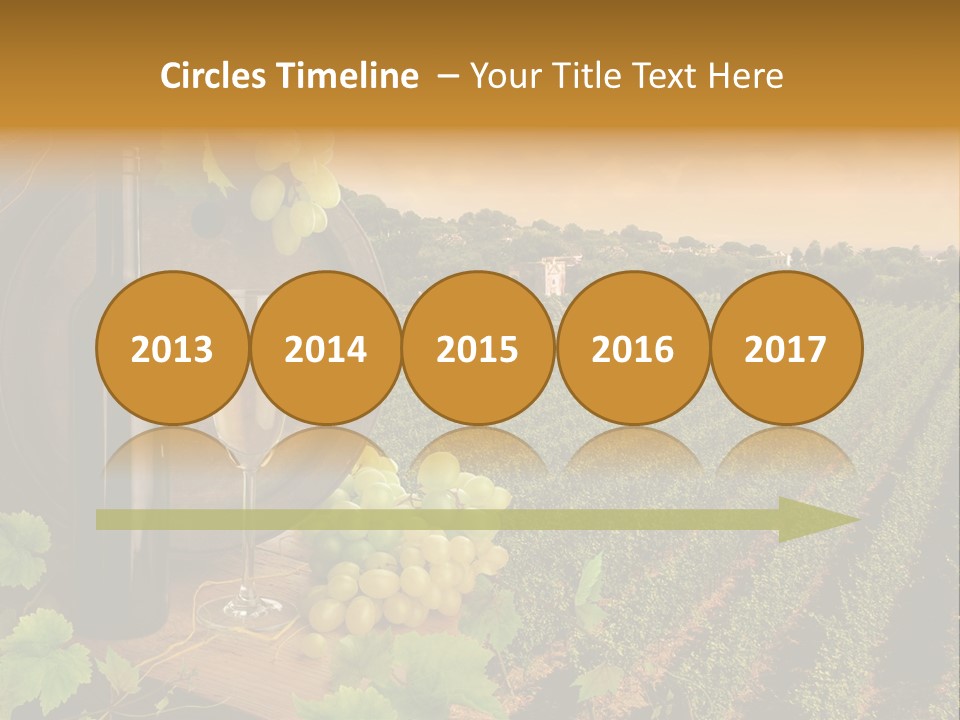 Leaves Evening Composition PowerPoint Template