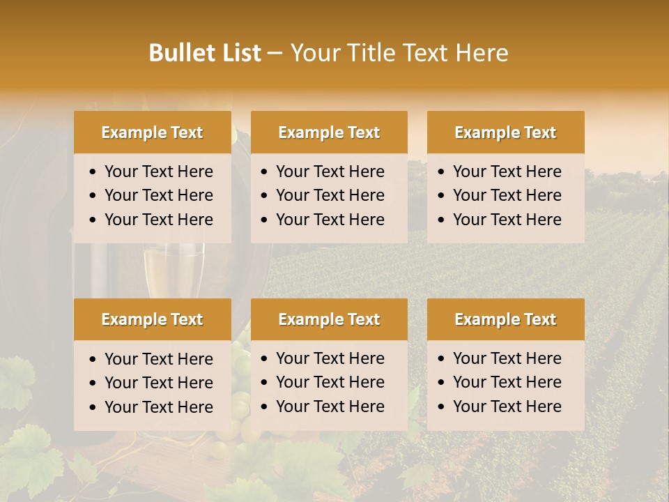 Leaves Evening Composition PowerPoint Template