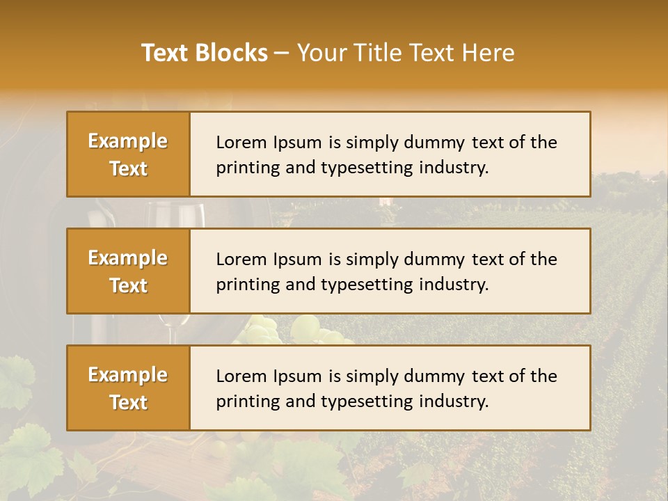 Leaves Evening Composition PowerPoint Template