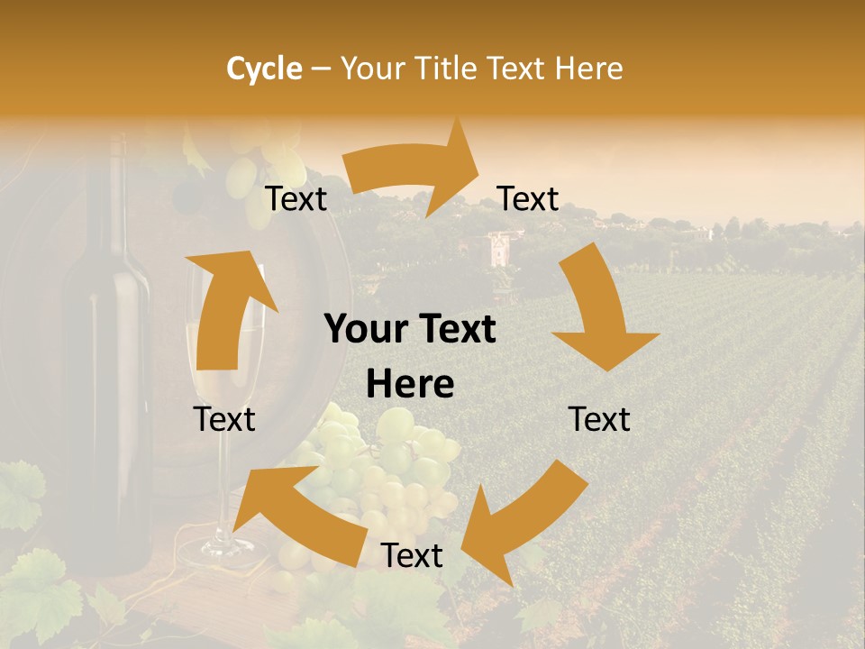 Leaves Evening Composition PowerPoint Template