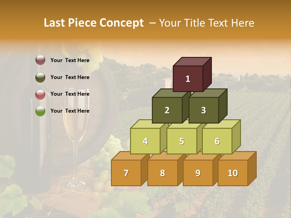 Leaves Evening Composition PowerPoint Template