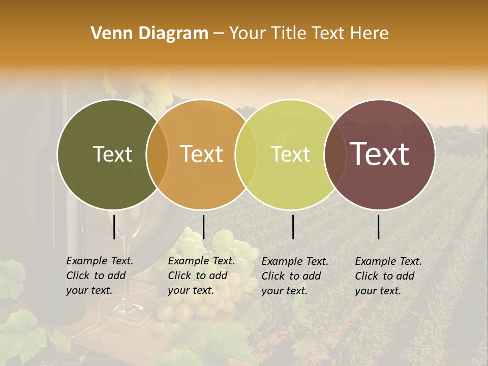 Leaves Evening Composition PowerPoint Template
