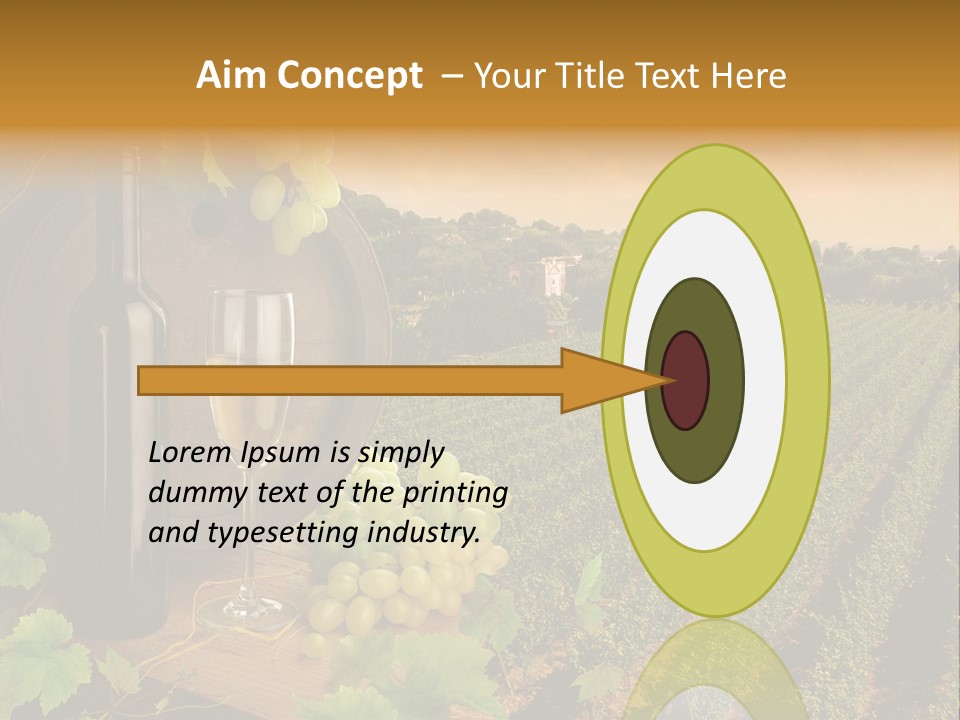 Leaves Evening Composition PowerPoint Template