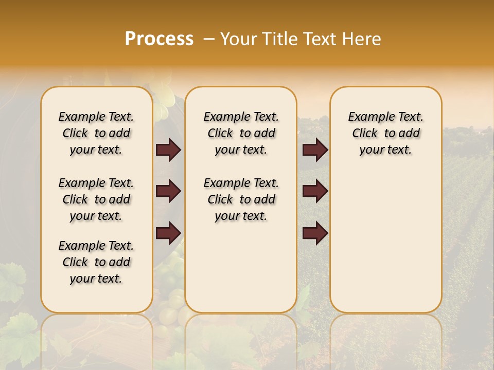 Leaves Evening Composition PowerPoint Template