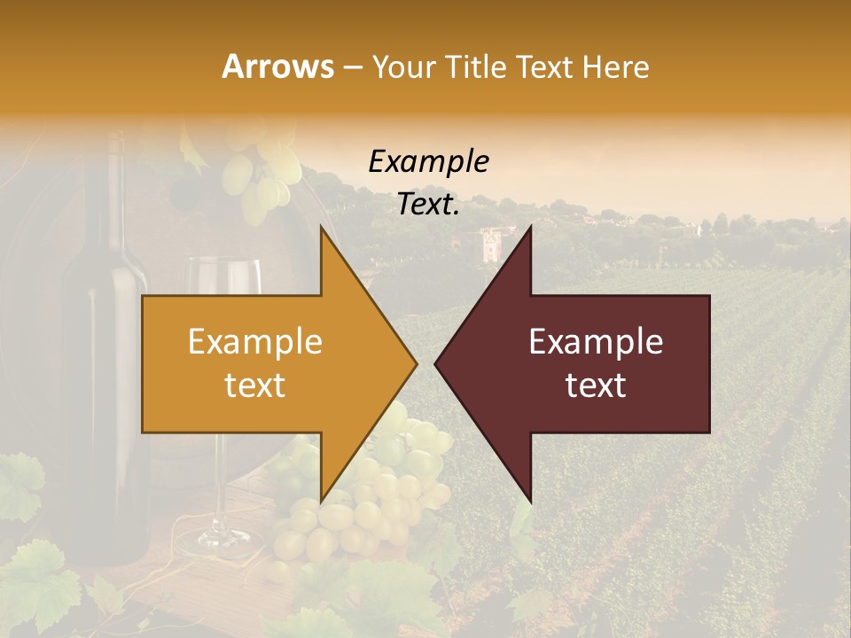 Leaves Evening Composition PowerPoint Template